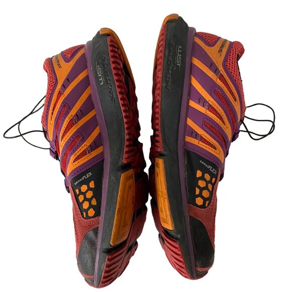 Salomon XR Mission I orange running shoes training hiking contagrip wms 7.5 - Picture 6 of 8